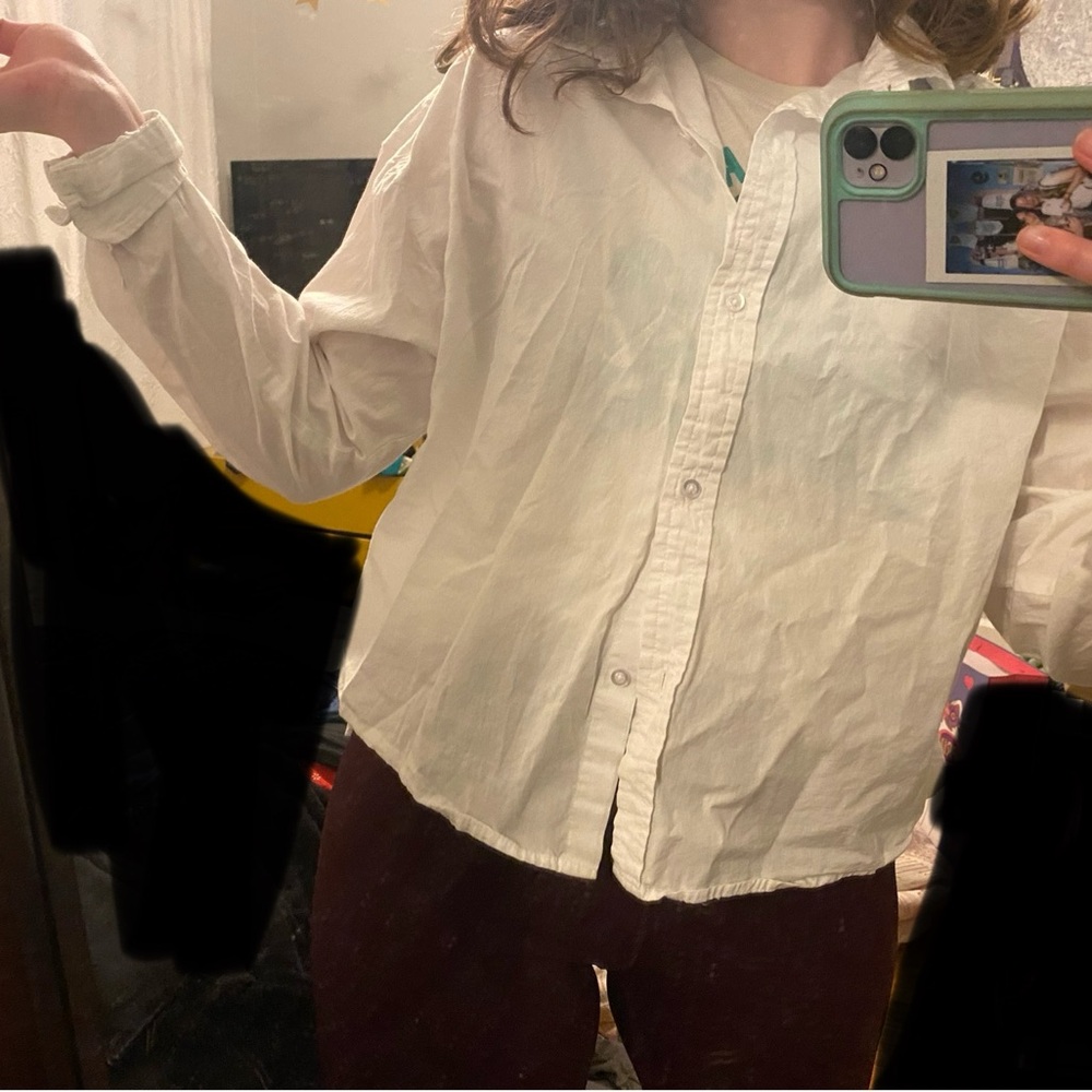 Japra White Button Up